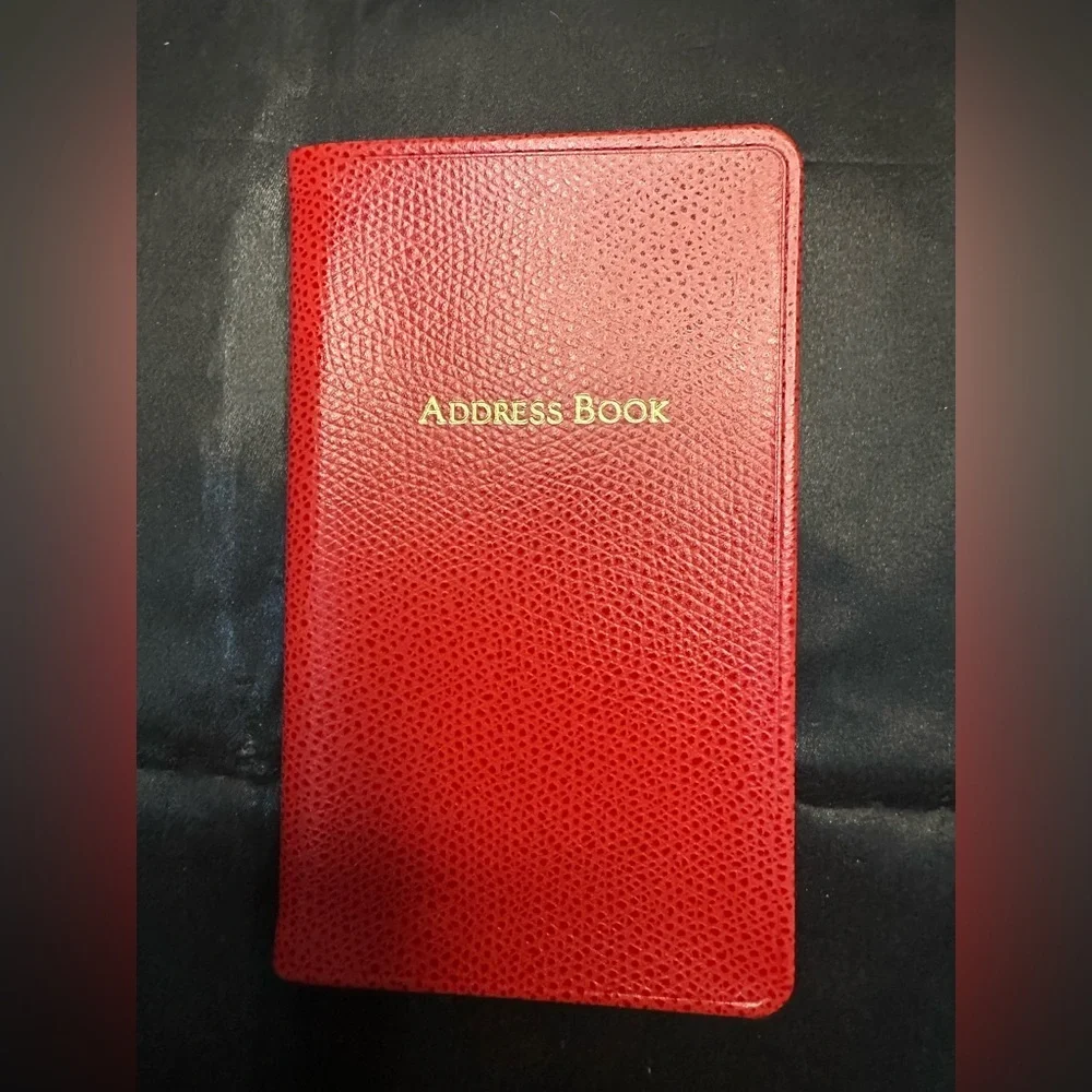 Tiffany & Co. Leather Address Book w/box NWOT​​